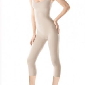 Spanx Nude Beige Longline Hide and Sleek Full Shapewear Bodysuit Catsuit Large